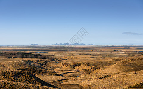 冰岛的草地和斜坡图片