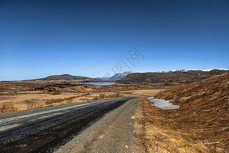 漫长的艰难道路天空速度前锋场地车道丘陵农村旅行风景沥青图片