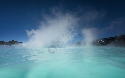 冰岛蓝色环礁湖旅行地标吸引力娱乐治疗晴天地热太阳温泉矿物质图片
