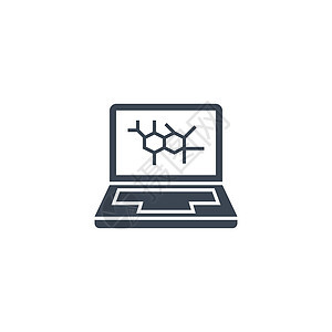 计算机诊断相关矢量晶体图标工具监视器笔记本屏幕商业图表医疗扫描测试诊所图片