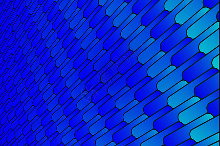 蓝色和浅蓝草的对角对称抽象模式背景图片