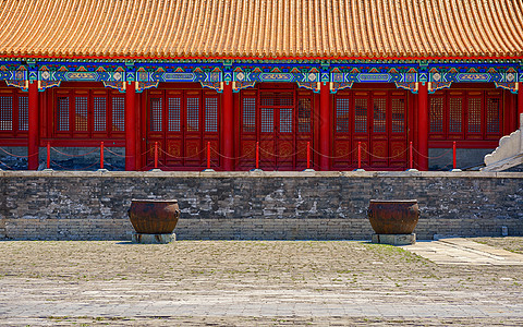 中文建筑作为背景纹理阳台寺庙传统城市建筑学文化房子遗产世界红色图片