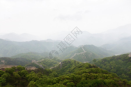 位于巴达林的中国长城遗产防御天气王朝建筑学旅游地标观光边界历史性图片