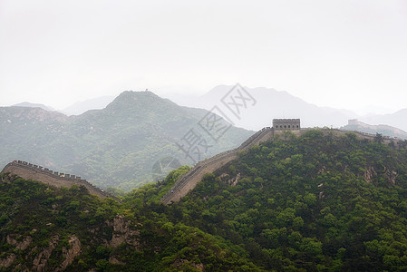 位于巴达林的中国长城文化游客旅游地标观光边界王朝历史性防御旅行图片