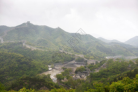 位于巴达林的中国长城天气历史性遗产王朝建筑学游客观光旅行历史边界图片