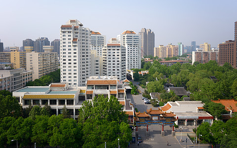 中国 北京现代公寓楼 现代化公寓楼图片