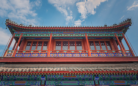 蓝天下中国传统建筑 蓝色天空下城市旅游世界建筑学地标历史寺庙旅行文化房子图片