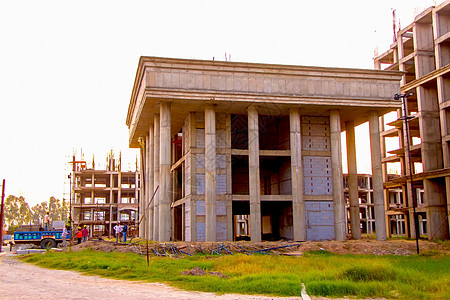 印度拉贾斯坦邦Jajapur 2020年3月 Jaipur一栋大建筑的简图建筑学首都校园街道城市房子学校学院地标猫头鹰图片