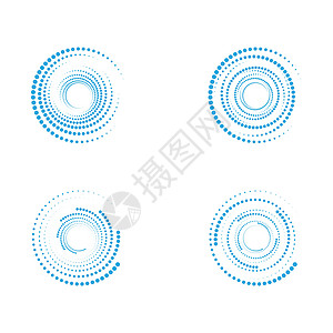 半色调圆点 vecto商业圆形艺术卡片正方形圆圈世界网络技术框架图片