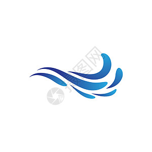 水波图标 vecto公司热带阳光蓝色海浪标识天气艺术旅行海洋图片