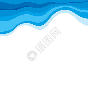 抽象水波设计背景波浪商业曲线墙纸海洋液体流动冲浪蓝色艺术图片