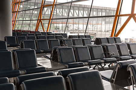 空空机场候机区窗户座位国际飞机场航班玻璃大堂旅行椅子航空图片