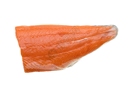 美味的生鲑鱼肉片鱼片美食白色红色盘子食物饮食橙子牛扒营养图片
