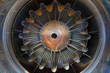 喷气引擎关上照片速度机器航空扇子转子发动机螺旋桨涡轮压缩机喷射图片