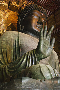 日本 娜拉多代二寺头津星宗教上帝视图雕像神社大佛图片