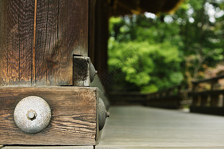 日本京都尼农济寺建筑设计细节特写前景阳台门廊外观建筑学历史性文化图片