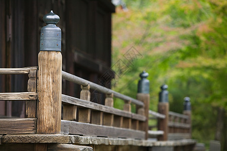 日本京都尼农济寺建筑设计细节特写历史性文化建筑学阳台雕刻前景门廊外观图片