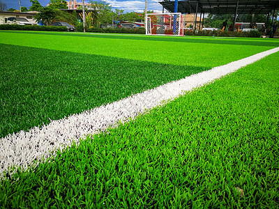 足球场 天文地盘表面 接近投球 踢球和角角区域 绿球场公园竞赛草地草皮地面角落草坪娱乐条纹挑战图片