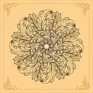Logo 图标装饰性曼达拉设计 您设计元素的花卉矢量插图图片