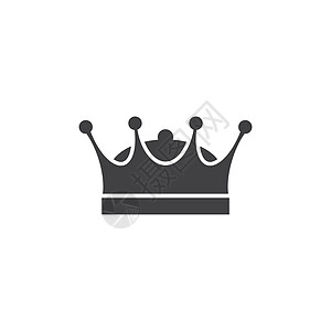 皇冠标志模板矢量 ico皇家纹章剪贴金子奢华风格国王黑色装饰品徽章图片