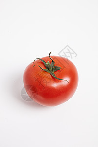白色背景的新鲜番茄节食水果健康饮食对象静物红色营养蔬菜影棚食物图片