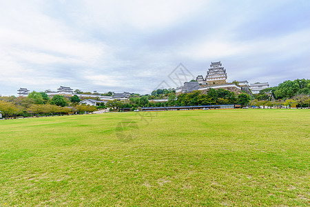 日本冰木吉城堡建筑学地标武士观光堡垒城堡历史防御世界公园图片