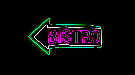 比斯特罗射线信号标识品牌咖啡店商业经济夜生活金子店铺辉光用餐图片