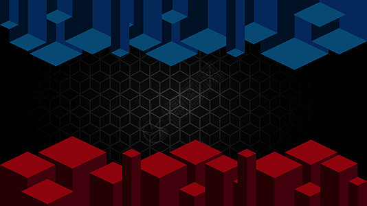 黑色抽象黑方形等深色红色和蓝色背景优雅网络墙纸技术灰色空白赛车纹理坡度网站插图图片