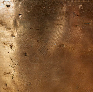 黄铜旧板条的纹理 有刮痕和打斗 fu图片