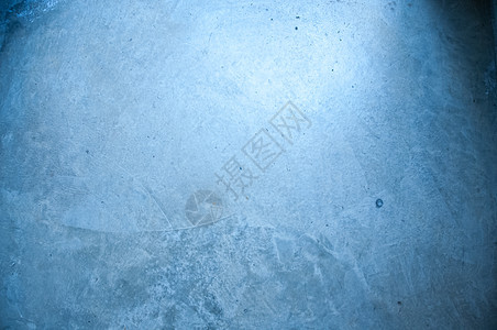 蓝色混青水泥工业墙背景图片