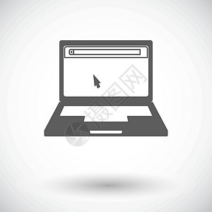 笔记本电脑图标黑色技术互联网电子产品绘画电子监视器键盘处理器电气图片