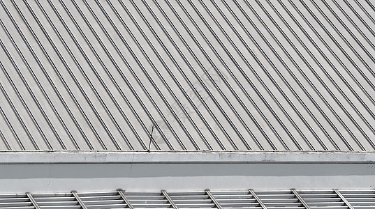 肮脏的旧金属质地屋顶公寓瓦楞材料镀锌3d工业灰色白色仓库商业图片