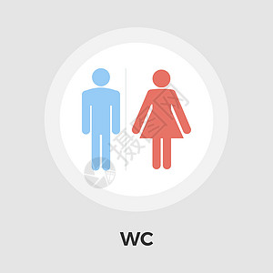 WC 矢量图标绅士厕所夫妻女孩男人洗手间性别男性男生女士图片
