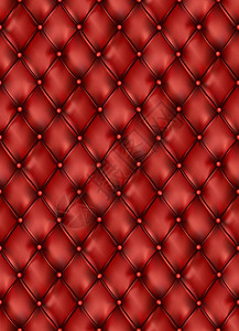 塔夫式皮革红色家具 无型图案背景 按钮沙发纹理 矢量 优雅的经典软家具 图形化插图图片