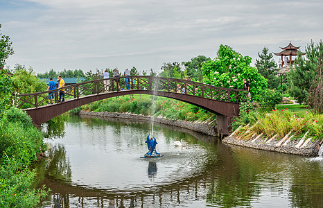 乌克兰伏洛达卡村岛旅游瀑布胡同花坛植物园公园雕塑旅行石窟村庄背景图片