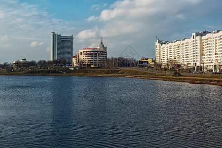 莫斯科-明斯克银行和Bela旅馆大楼视图图片