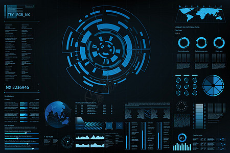 未来的主题概念背景 Data 仪表板 Graph 小组数字概念图诊断互联网信息力量游戏活力技术显示器数据展示图片