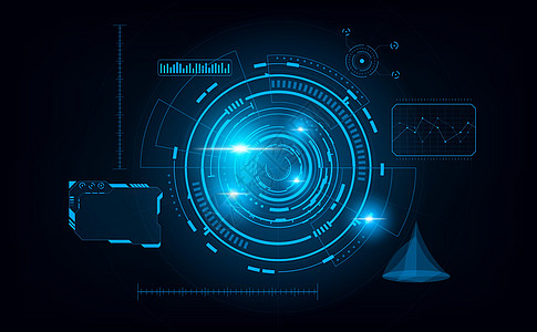 未来概念 矢量和插图 世界连通全息图展望概念电路图表全世界展示网络创新高科技数据艺术科幻图片