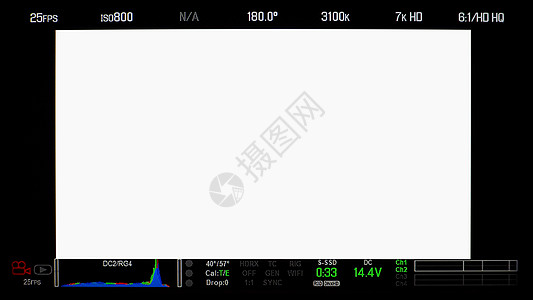 正在录制监视器屏幕显示总部帧数技术摄像机渠道注意力展示工作室视频界面图片