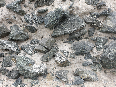 旧水泥墙材料风化石头岩石图片