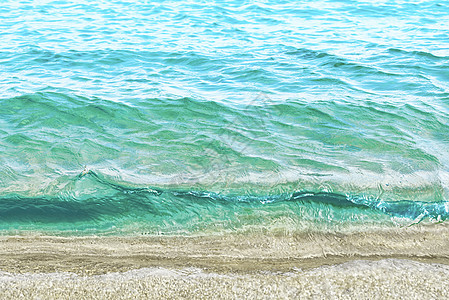海滩的海浪支撑沙滩海岸背景海景蓝色海滨沿海冲浪海洋图片