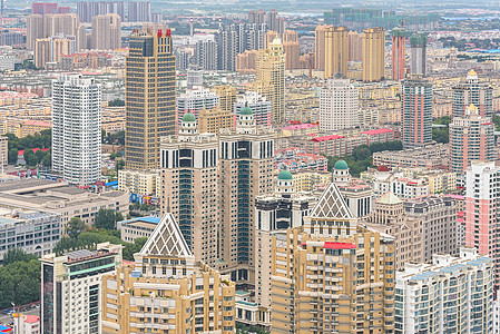 哈尔滨市的视图旅行天际建筑天线帝国城市阁楼建筑学场景市中心图片