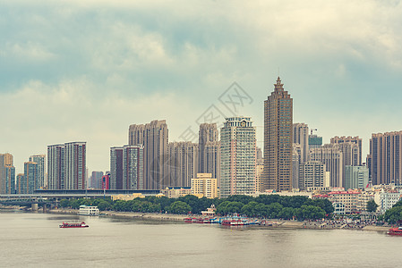 哈尔滨市的视图天际街道建筑学帝国旅行摩天大楼景观城市建筑图片