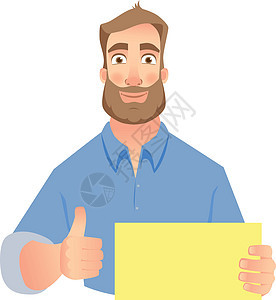男子持有空白标志男性框架广告海报文档广告牌手臂横幅人士笔记图片