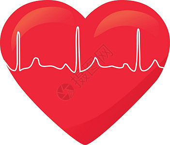 心脏和心电图速度曲线健康监护仪心脏病学诊断有氧运动脉冲测试图片