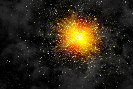 黑背景的恒星爆炸辉光火花光环插图天文学射线天空耀斑大爆炸星系图片