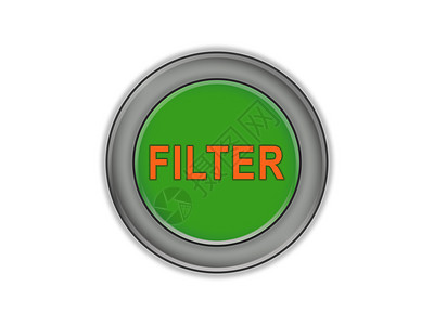 显示 FILTER 白背景的粗绿色按钮图片