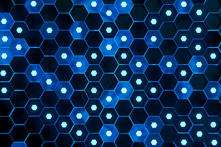 球形六角立方体背景 高科技网络空间 3D投影创造力硬件电脑母板蓝色木板电路工程六边形力量图片
