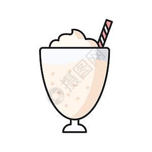 奶油冰淇淋巧克力奶制品水果冻结卡通片食物艺术小雨插图图片