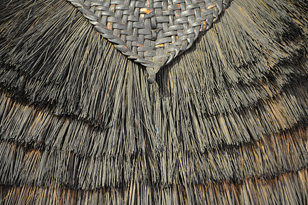 Bango背包编织产品显示棕色松树贮存吊带本盖竹子图片
